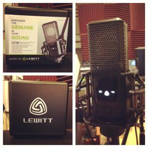 Lewitt Audio LCT 540 condenser microphone looking nice in East Wing Studios