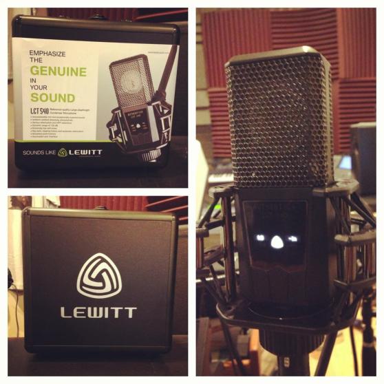Lewitt Audio LCT 540 condenser microphone looking nice in East Wing Studios
