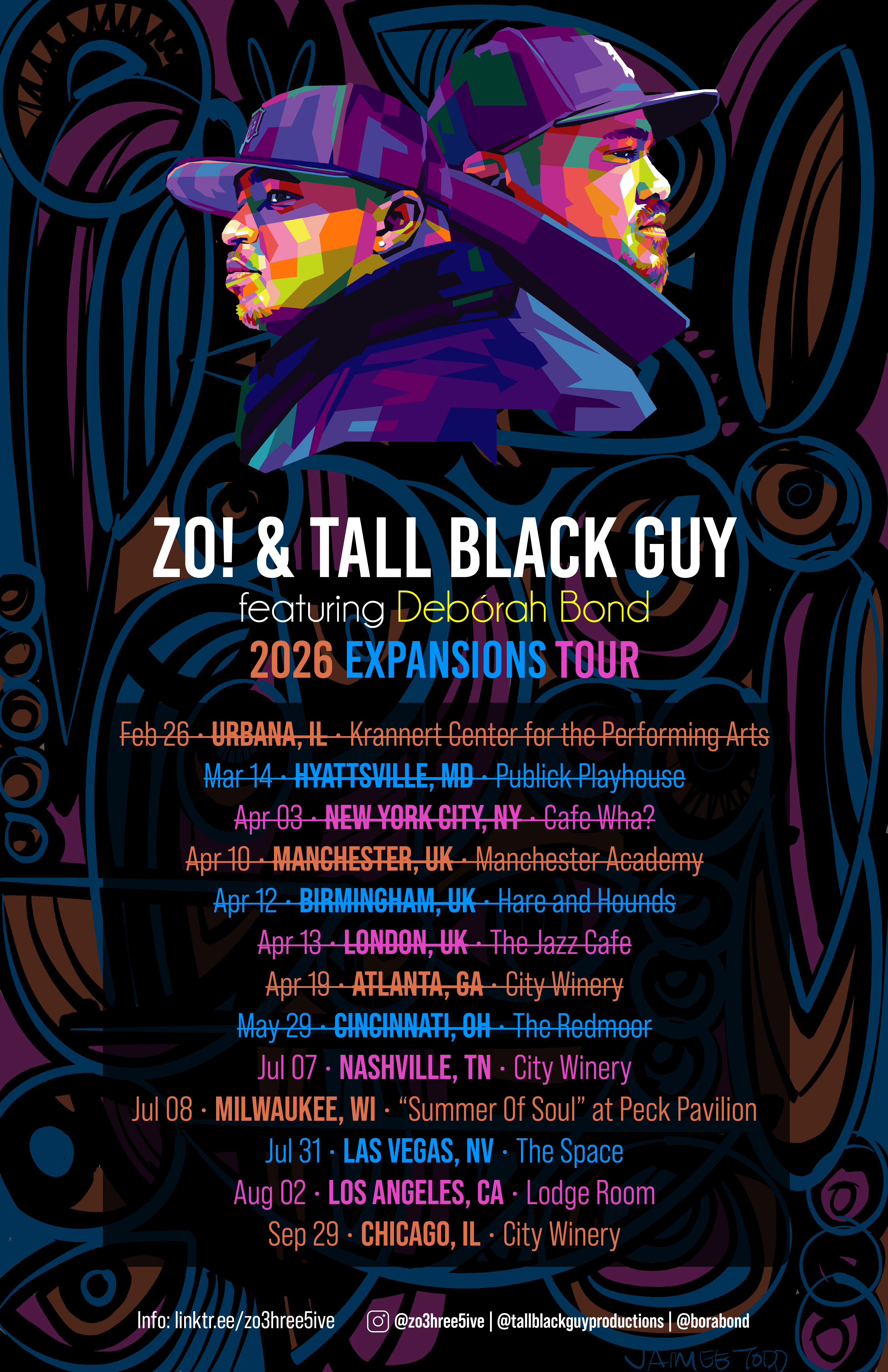 Zo! & Tall Black Guy – 2026 Expansions Tour | Zo!